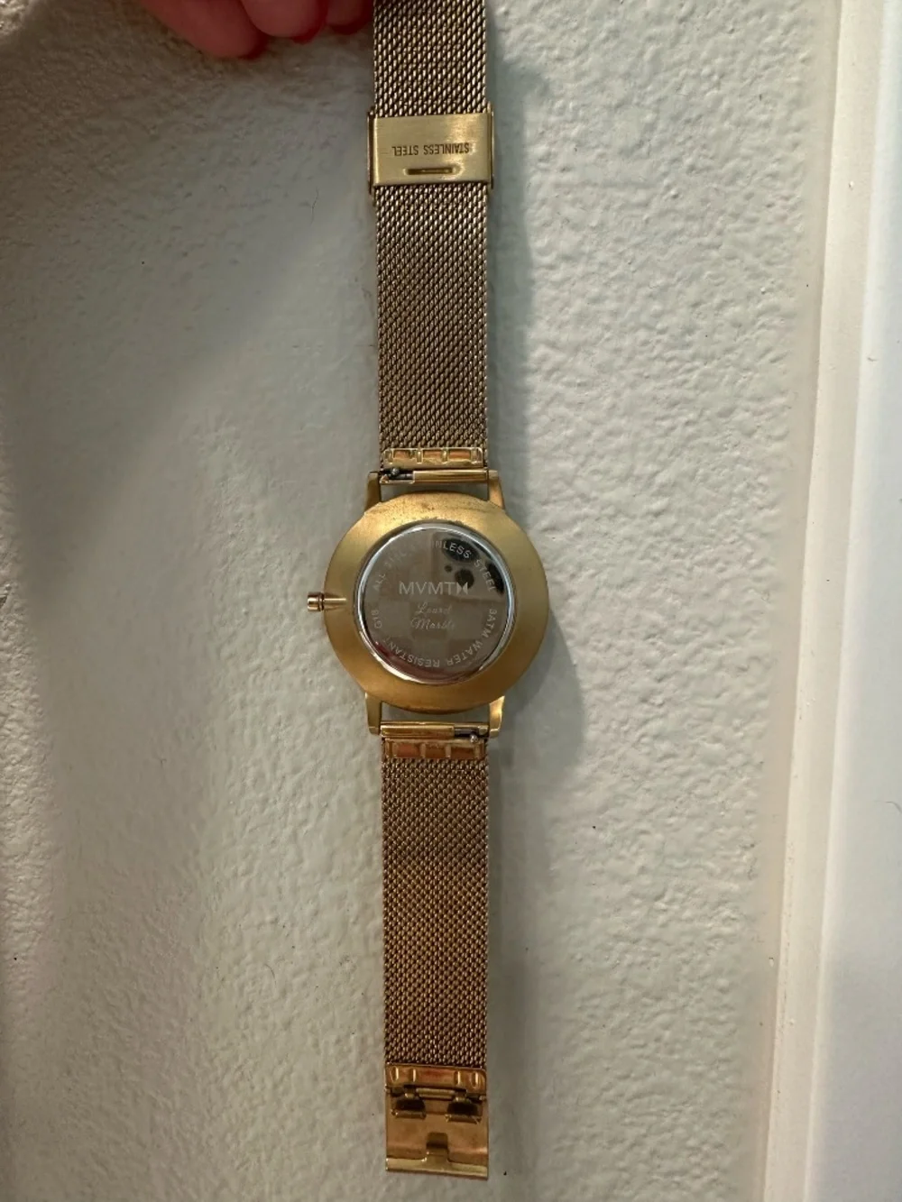 MVMT Boulevard Gold Watch with Marble Face
